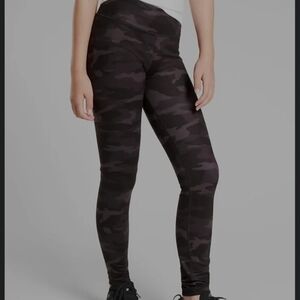 Athleta Black and Gray Leggings Slim Fit